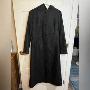 Anne Klein dark gray wool jacket, size 6